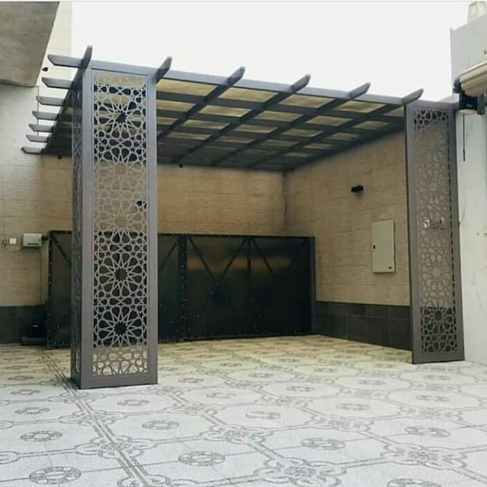 مظلات حديد كلاسيكية الجبيل الصناعية مظلات حديد مقاومة للعوامل الجوية