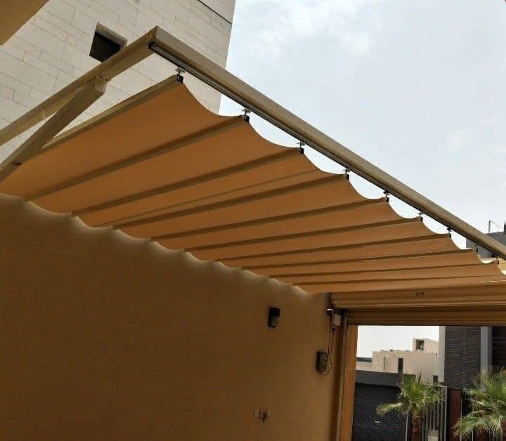 مظلات متحركة يدوية الجبيل